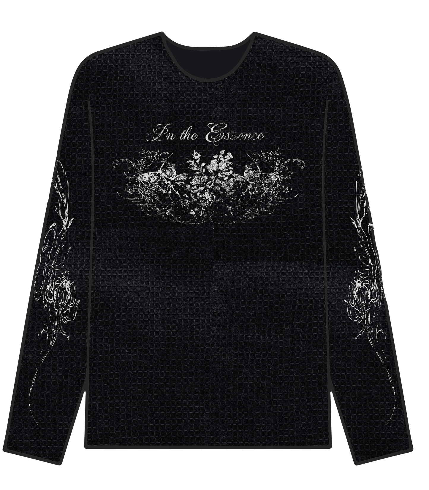 Black Floral Thermal