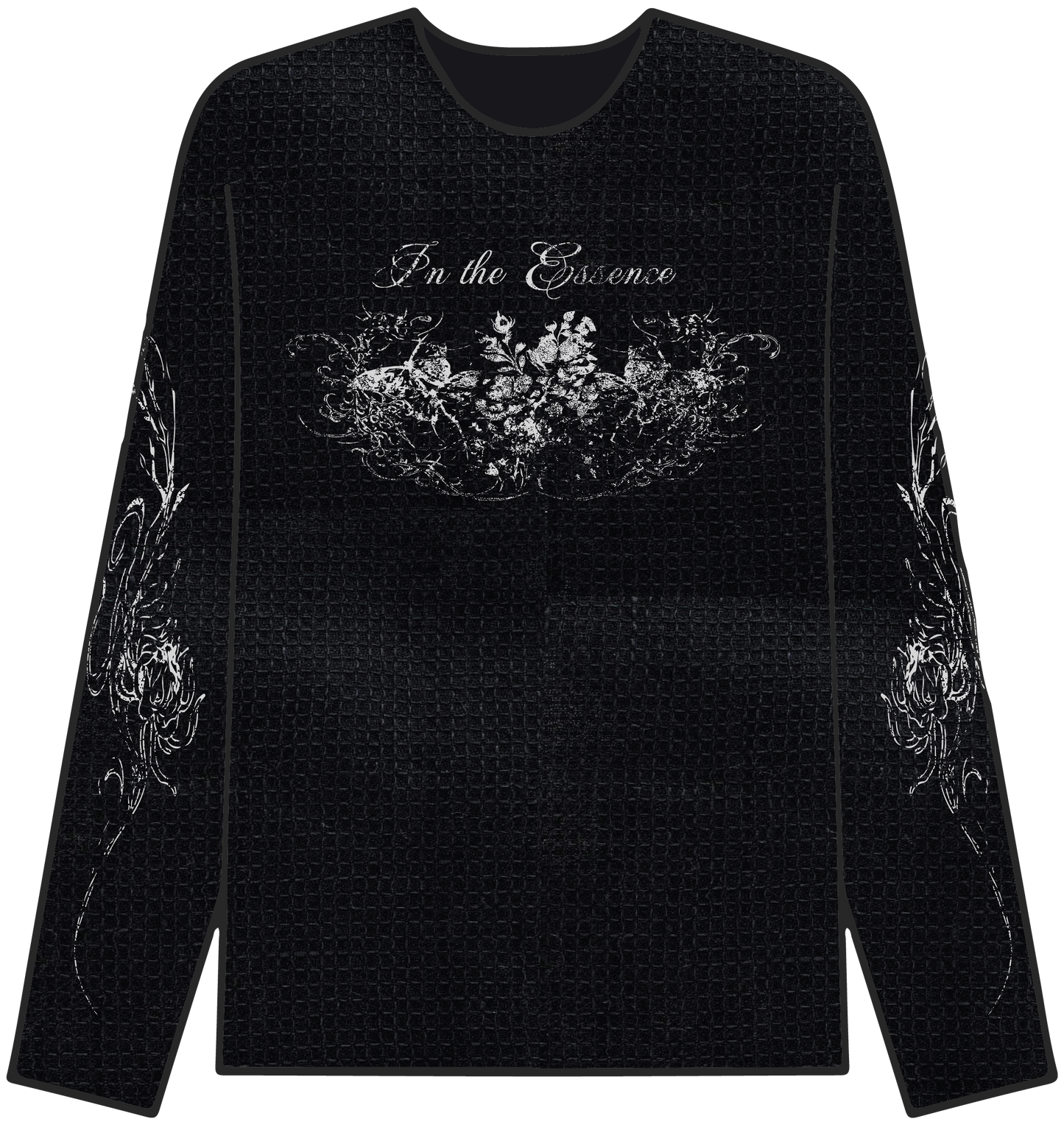 Black Floral Thermal