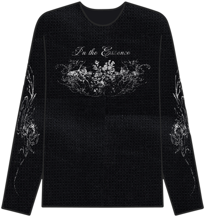 Black Floral Thermal