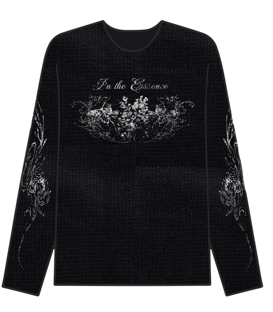 Black Floral Thermal